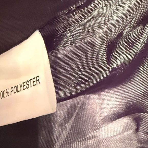 Blue marled snap jacket with breast pockets, fully lined women’s size medium NEW - Picture 5 of 7